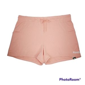 * Reebok XXL athletic fitness shorts fuchsia red drawstring waistline s…